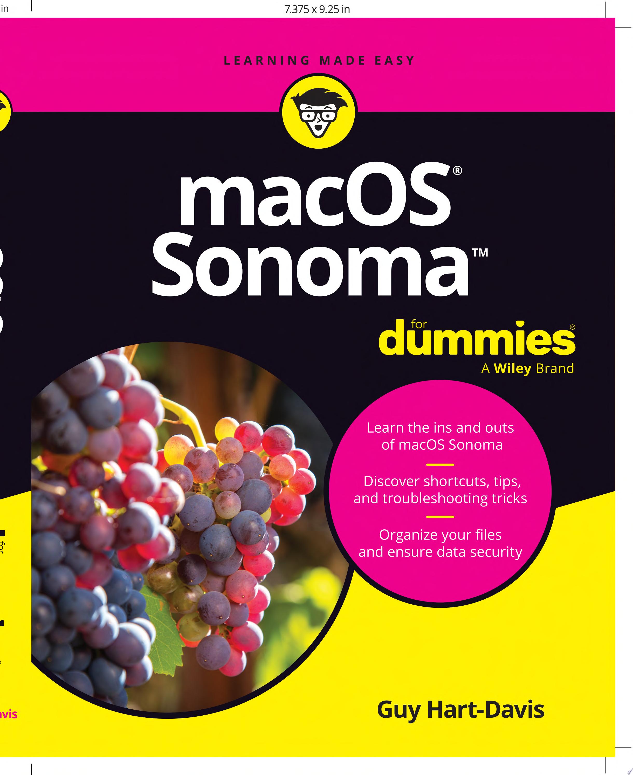 Image for "macOS Sonoma For Dummies"