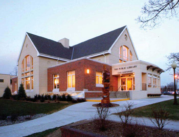 The East Northport Library, ca 1998