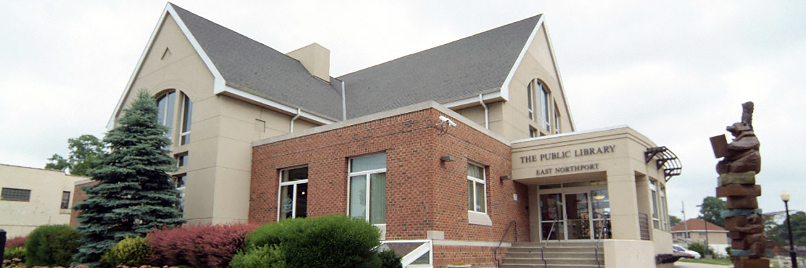 East Northport Public Library exterior header image