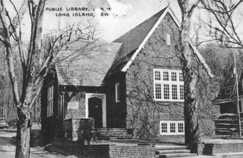 The Northport Public Library on Main Street, ca 1950
