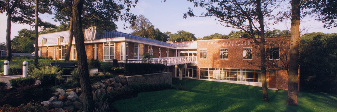 Northport Public Library exterior header image