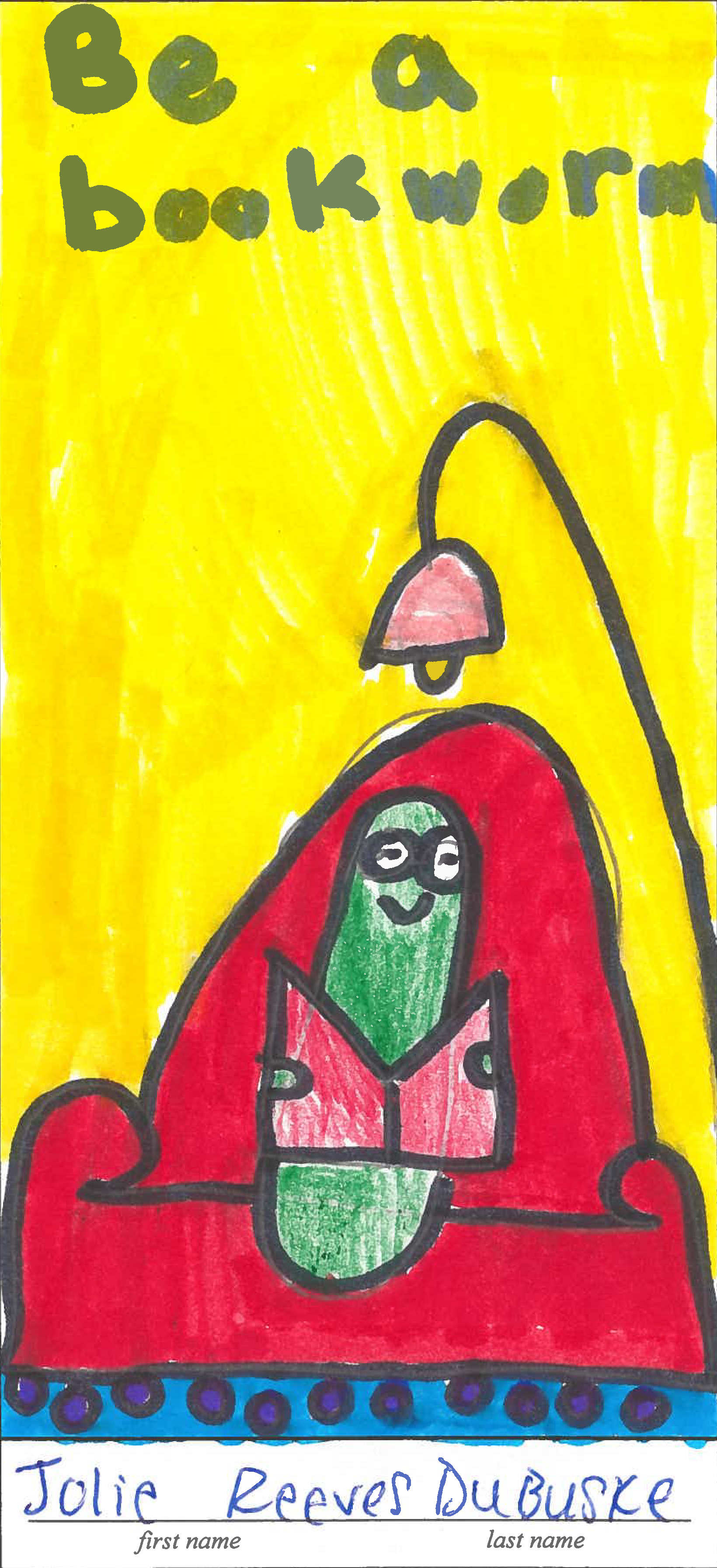 December bookmark  2025 Jolie Reeves DuBuske