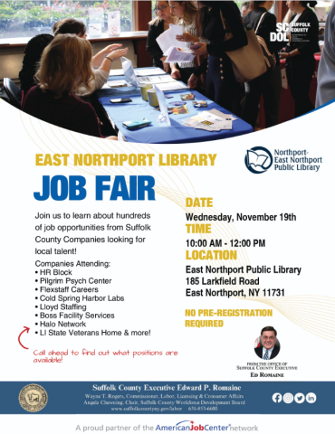Flyer for the Job Fair