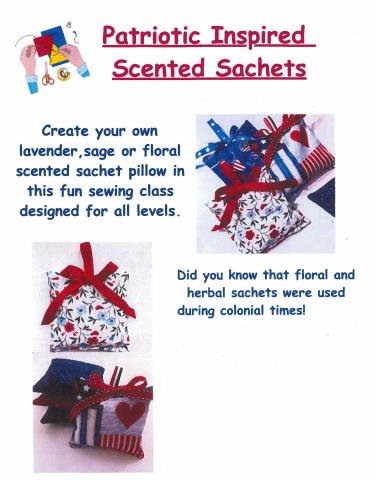 Patriotic-Inspired Scented Sachets