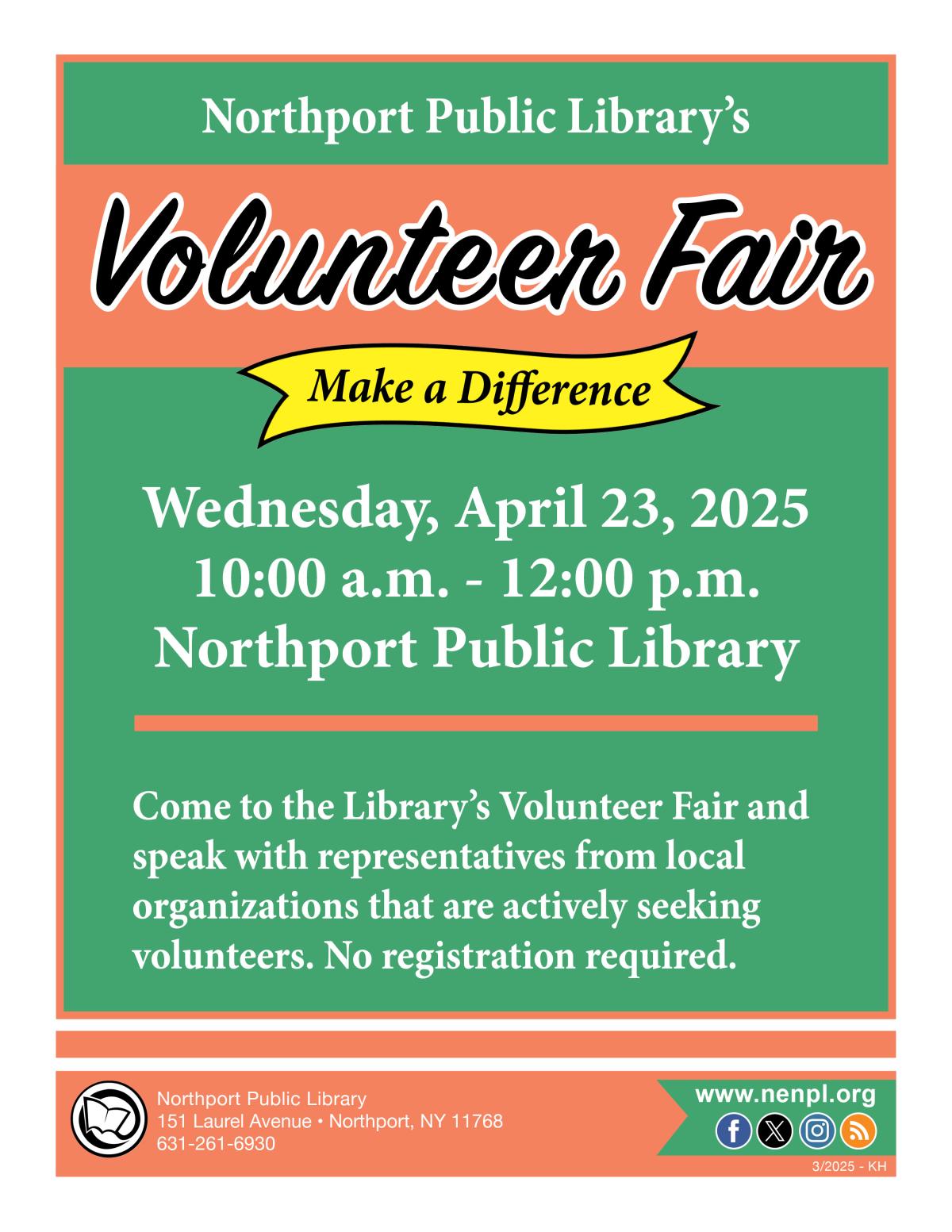 Volunteer Fair Flyer