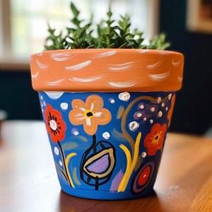 Paint-a-Flower Pot