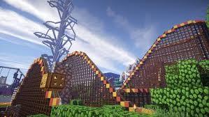 Minecraft roller coaster
