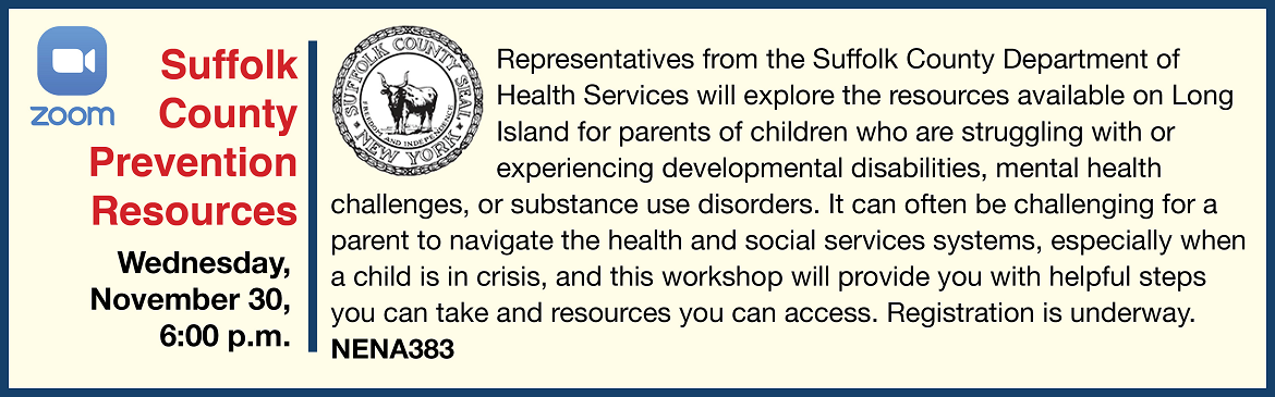 Suffolk County Prevention Resources 