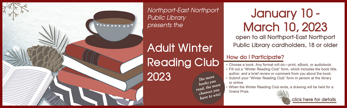 Adult Winter Reading Club 2023